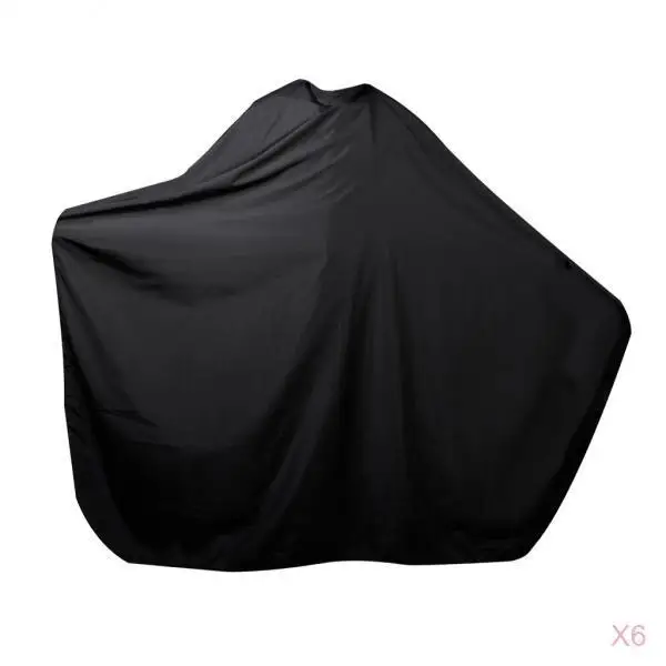 

6 Hairdressing Gown Hair Cutting Capes Apron Cloth W/ Snap Closure