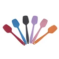 21CM Hot Universal Heat Resistant Integrate Handle Silicone Spoon Scraper  Spatula Ice Cream Cake Kitchen Tool Utensil