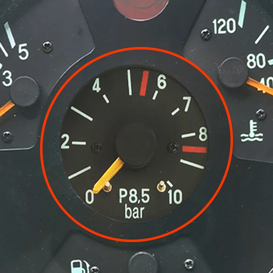 For Mercedes-Benz heavy trucks MB combination table Oil pressure gauge Double needle instrument