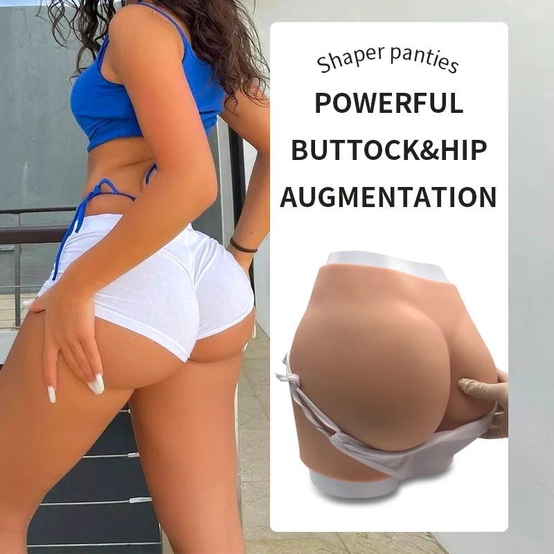 

Silicone Sexy Female Buttocks and Hips Enhancer Panties Realistic Fake Butts Artificial Ass Underpants for Woman