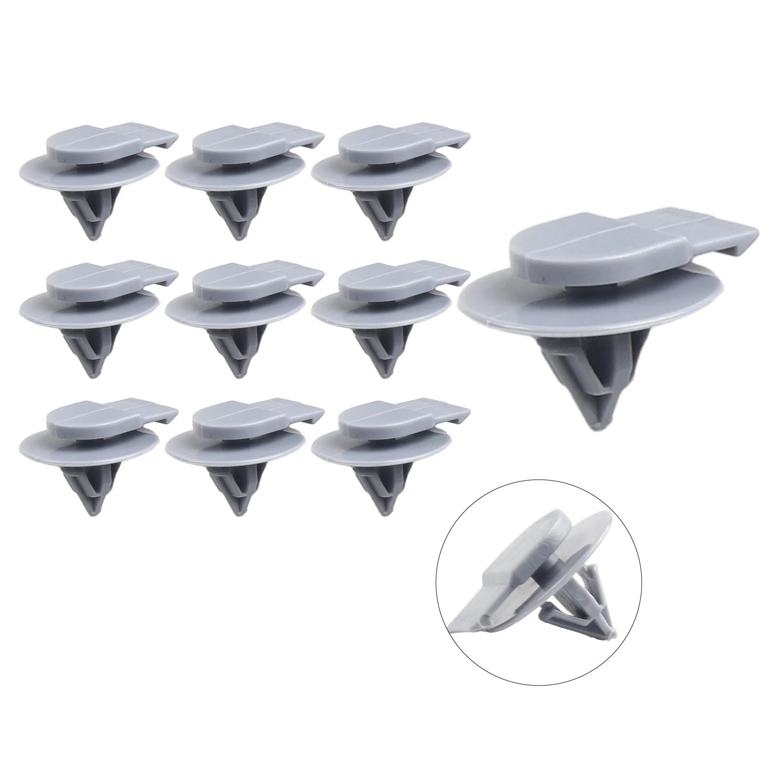 

10Pcs Car Wheel Arch Trim Molding Clips Plastic Rivet Rubber Buckle For BMW For Mini For Cooper R50 R52 R55 R56 #0713275782