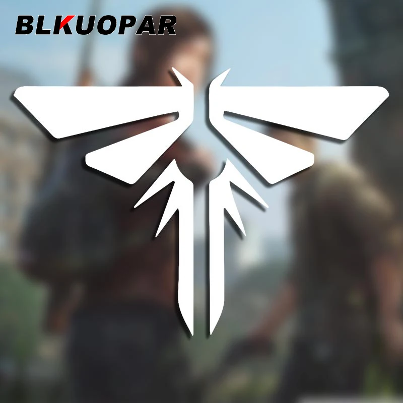 

BLKUOPAR The Last Of Us Fireflies Car Sticker Waterproof Funny Decal Creative Scratch-proof Refrigerator Air Conditioner Decor