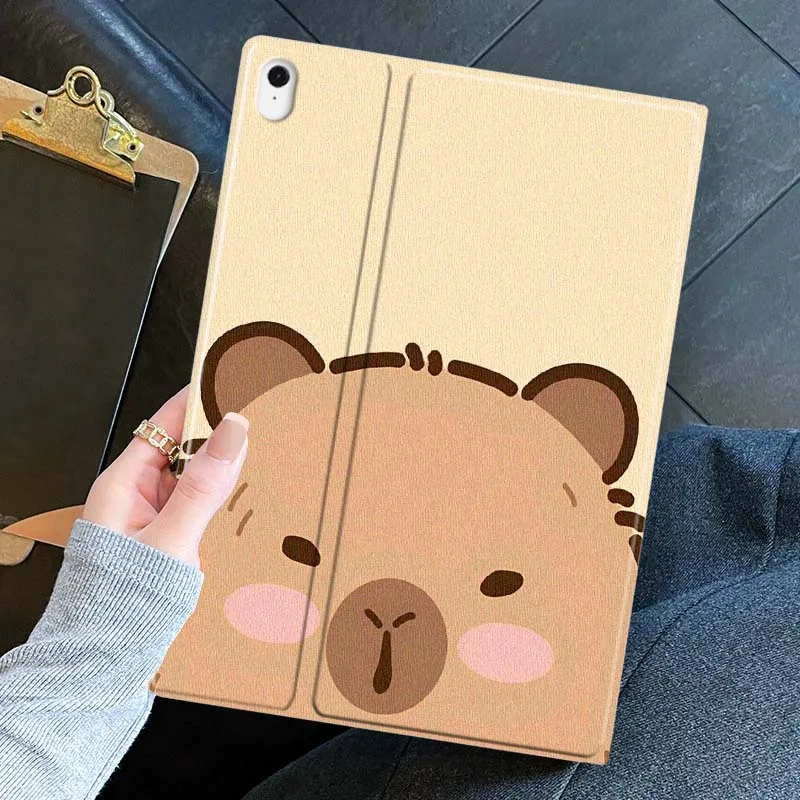 Cartoon Cute Capybara Soft Tablet Case
