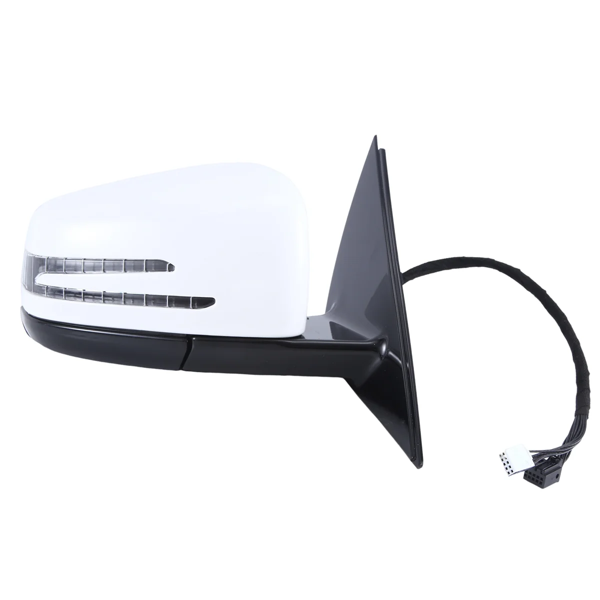 

Right Side Door Power Rear View Mirror Assembly White for Mercedes Benz W221 S Class S300 S400 S500 S550 2010-2013