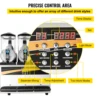 VEVOR Commercial Slushy Ice Machine, 3x15L 800W Slushy Ice Cream Maker,63x45x80 cm Slushy Maker Machine,2 Modes Intelligent LED 4