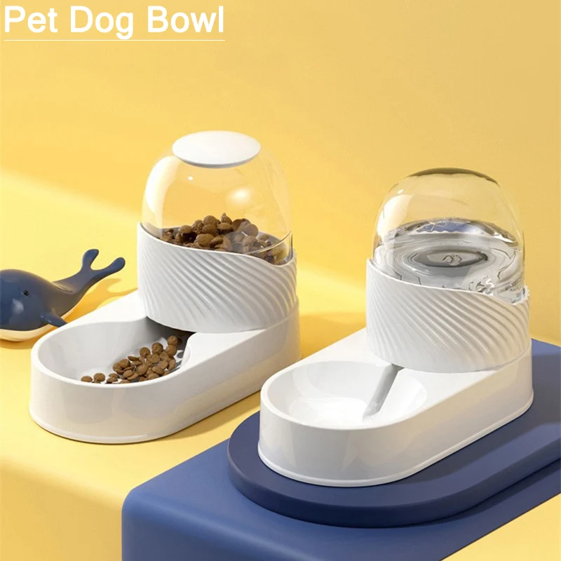 

Pet Automatic Feeding Bowl Dog Feeder Cat Water Feeder Large Capacity Food Drinker Supplies Dog Accessories Fountains