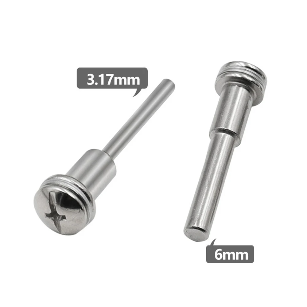 3.175/6mm Shank Polishing Wheel Mandrels Set Cutting Disc Extension Rod Connective Rod For Dremel Rotary Tool