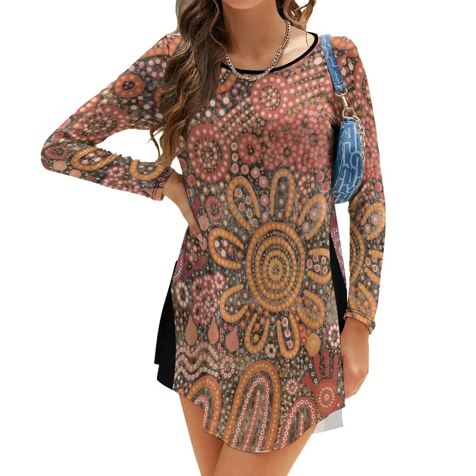 

Going for Cockles Long-Sleeve Dress luxury evening dresses for women 2024 loose women's dress
