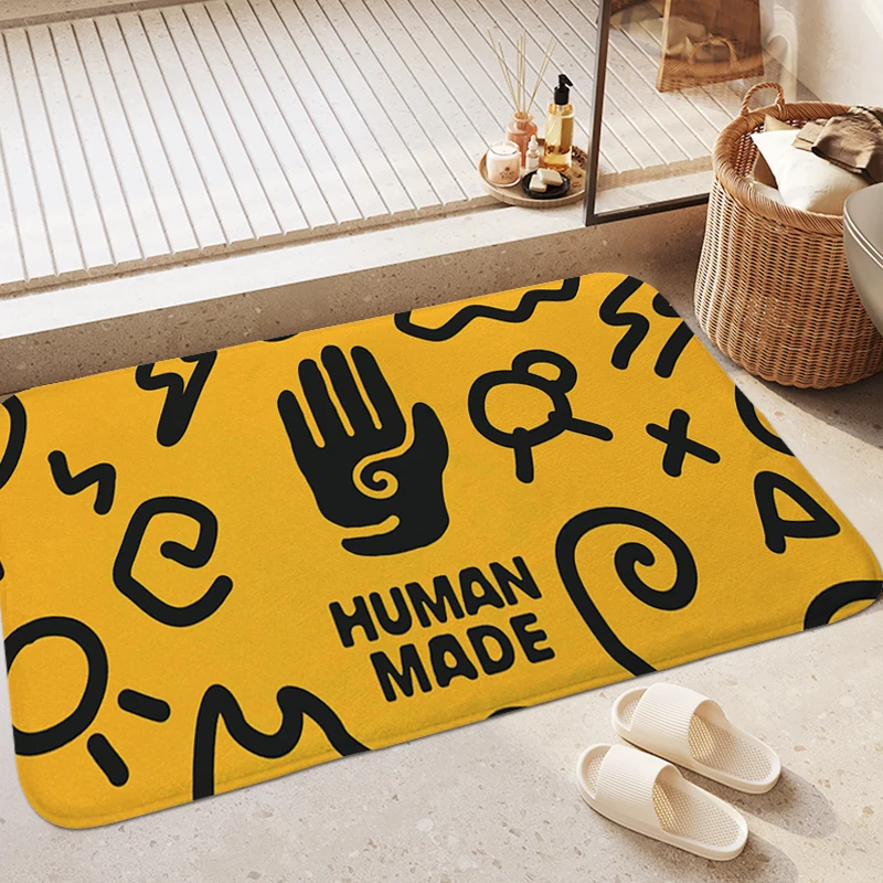 

Bath Mat A-Human Mades Aesthetic Useful Things for Home Decorations Carpet Living Room Floor Carpets Entrance Doormat Foot Mat