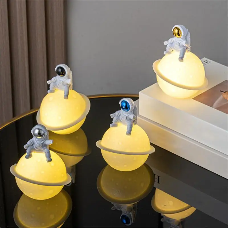 Astronaut Figure Statue Figurine Spaceman Sculpture 1Pcs Educational Toy Desktop Home Decoration Astronaut Model For Kids Gift