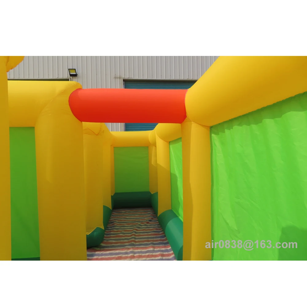 Funny oxford cube inflatable maze inflatable obstacle course tag arena for outdoor game 6