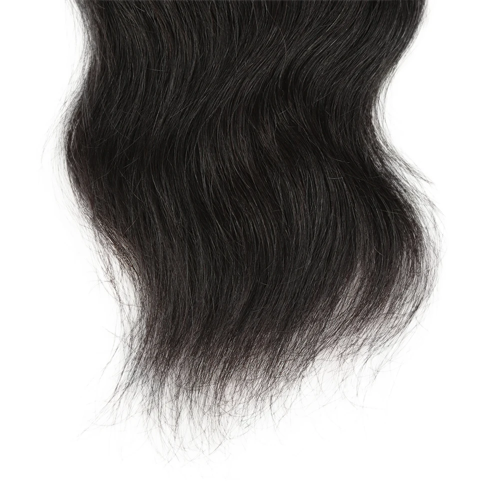 Sleek Human Hair Bundles For Women 100% Unprocessed Human Hair Wavy Doule Drawn Bundles Weave Extensions Singles Bundles - 6
