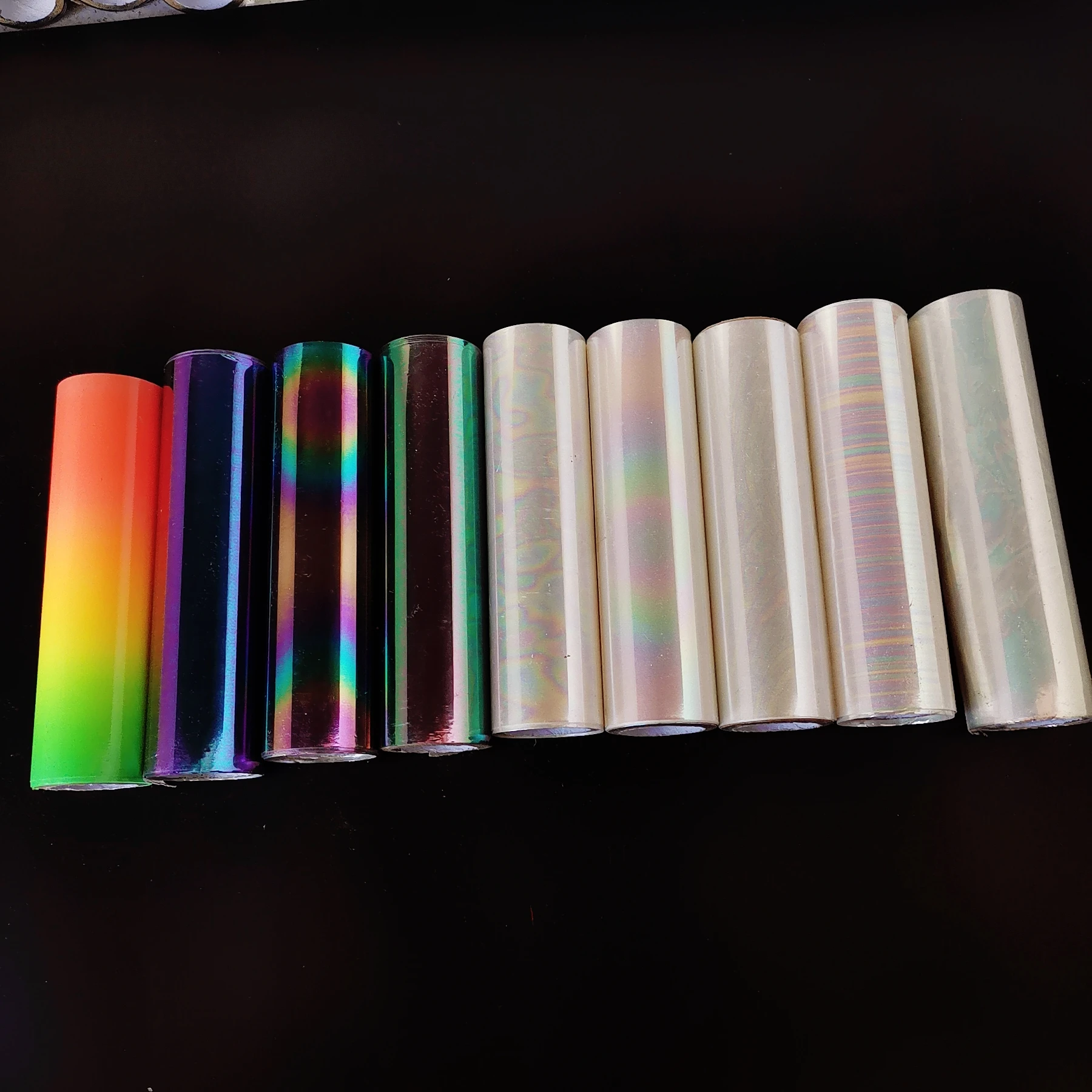 Hot stamping foil holographic transparent laminator paper 12.5cm X 3m/Lot DIY package box lamination film,hot stamping foil film FOR laminating machine