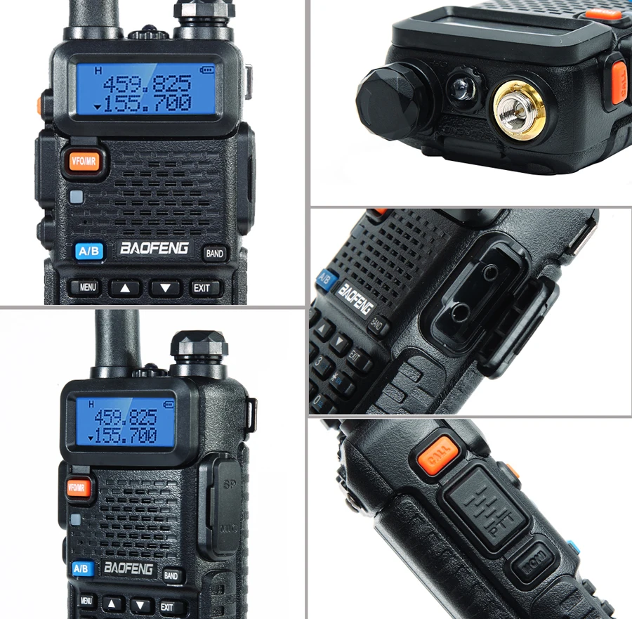 Baofeng UV-5R 8W True High Power 8W Powerful Walkie Talkie Long Range 10km FM Two Way Radio CB Portable uv5r Hunting Radios 6