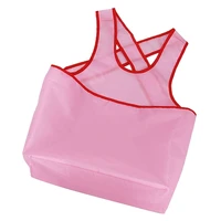 Sturdy Apron with Pockets Waterproof Laundry Smock Foldable Sleeveless Clothes Drying Apron for Kitchen Bathroom B03E 2