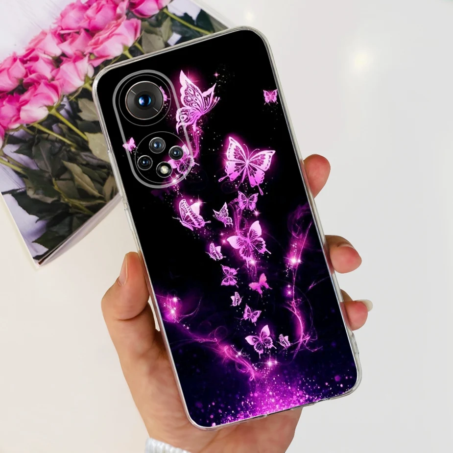 Clear Silicone Soft Slim Phone Case with Fashion Painted Design