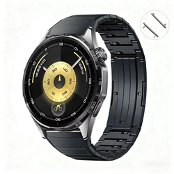 Luxury Titanium Band - Premium Stainless Steel Metal Bracelet Strap - Amazfit balance 2 (Black)