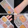 8Colors Highlight Eyeshadow Makeup Palette Shimmer Glitter Multicolor Eye Face And Body Brighten Contour Waterproof Long Lasting 3
