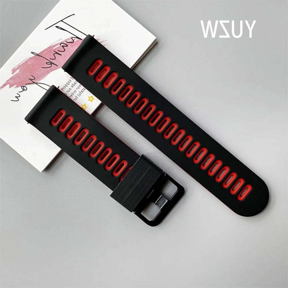 Magnetic Loop Silicone Sport Strap - 22mm Adjustable Band