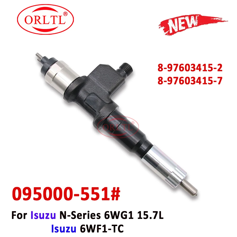 

ORLTL 095000-5510 8976034152 Fuel Injector Nozzle 0950005510 Diesel Sprayer Injector 5510 For Isuzu N-Series 6WG1 15.7L