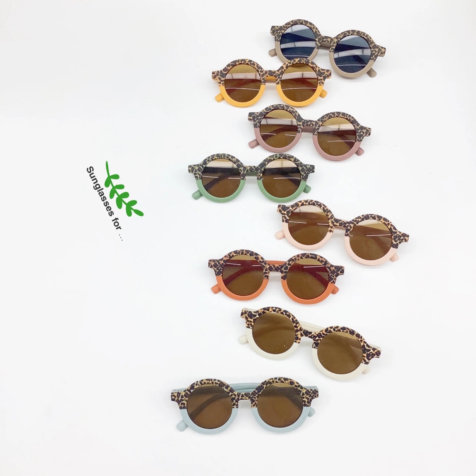 Children Sunglasses Round Shape UV400 Protection Beach Outdoor Wear child glasses