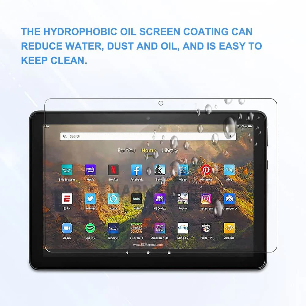

Для Amazon Fire HD 10 2021 НОВЫЙ Fire HD 10 Plus Kids Pro прозрачное устойчивое к царапинам закаленное стекло Защита экрана