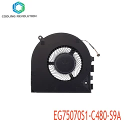 Ventilador de refrigeración de EG75070S1-C480-S9A DC5V, 2,25 W, 4 pines