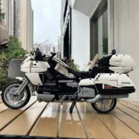 Gold Wing Touring Motorbike Model Building Blocks Technical 1:5 Scale Motorcycle Bricks Desk Decoration Assembly Set Kids Toys 2