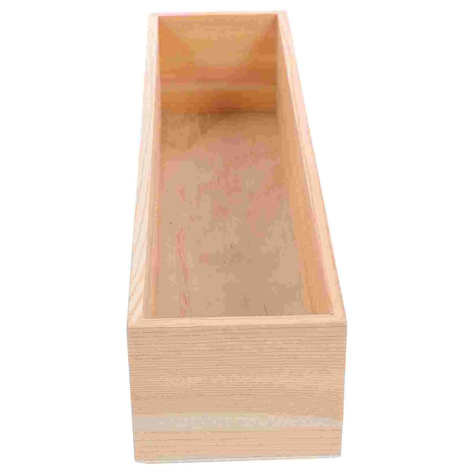 

Storage Wooden Box Without Lid Organizer Boxes Small Gift Craft Jewelry Holder Containers Sundries Storage Box for Home Office