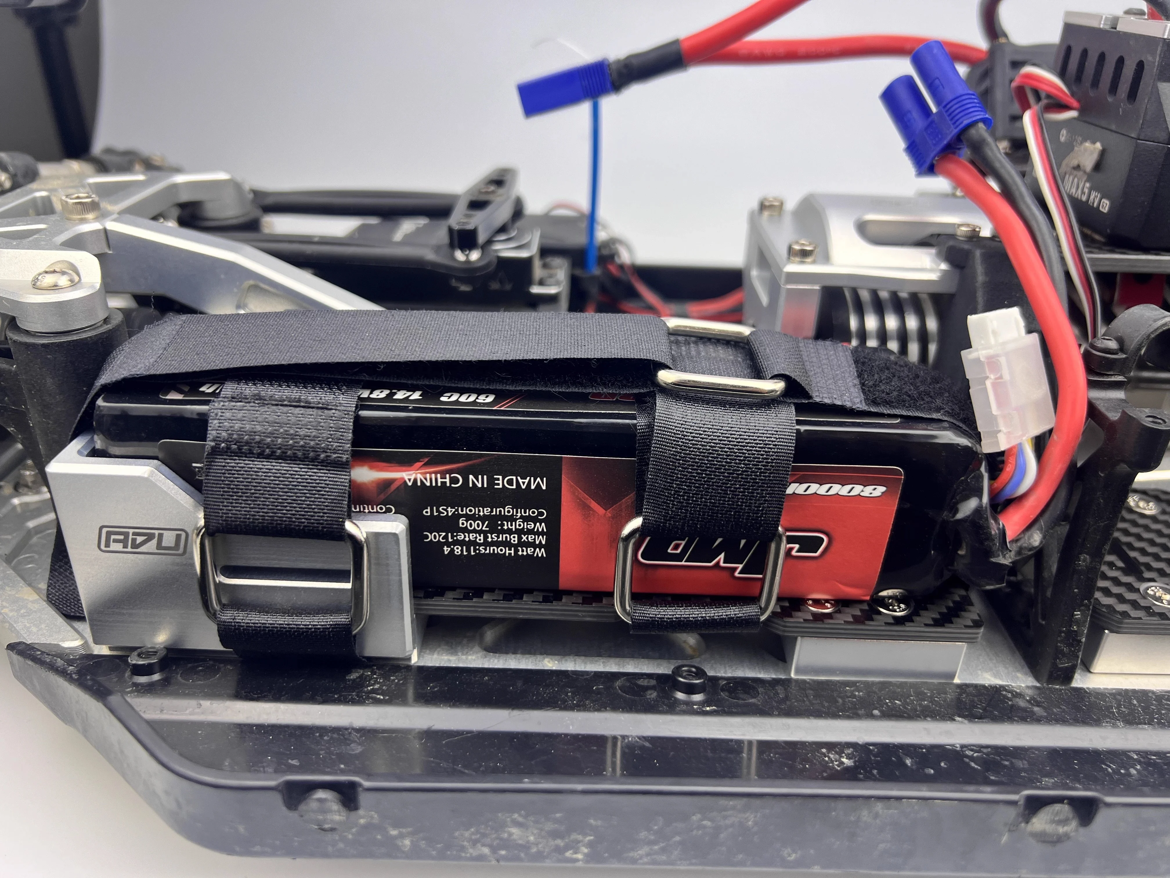 ADU RACING BATTERY BOX tray 7075-T6 AL LOSI DBXL-E 2.0 178mmx53mm battery