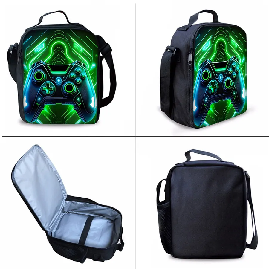 Game Console Pattern Backpack Set Image 4