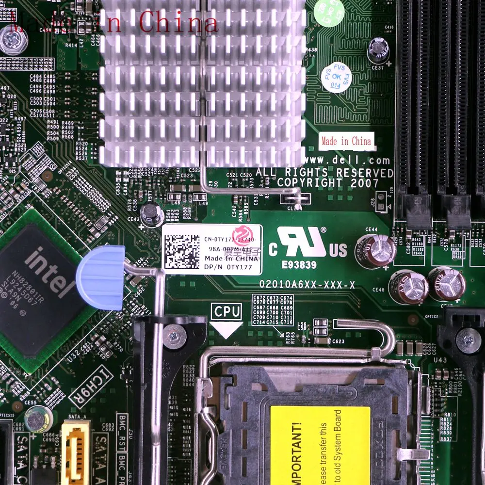 DELL PowerEdge T300 motherboard F433C TY177 0F433C 0TY177 motherboard