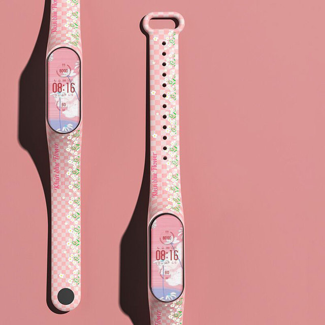 Strap for Xiaomi Mi Band 7 6 Bracelet Sport silicone wristband Xiaomi Miband 3 4 5 wriststrap correa Mi band 5 6 4 strap