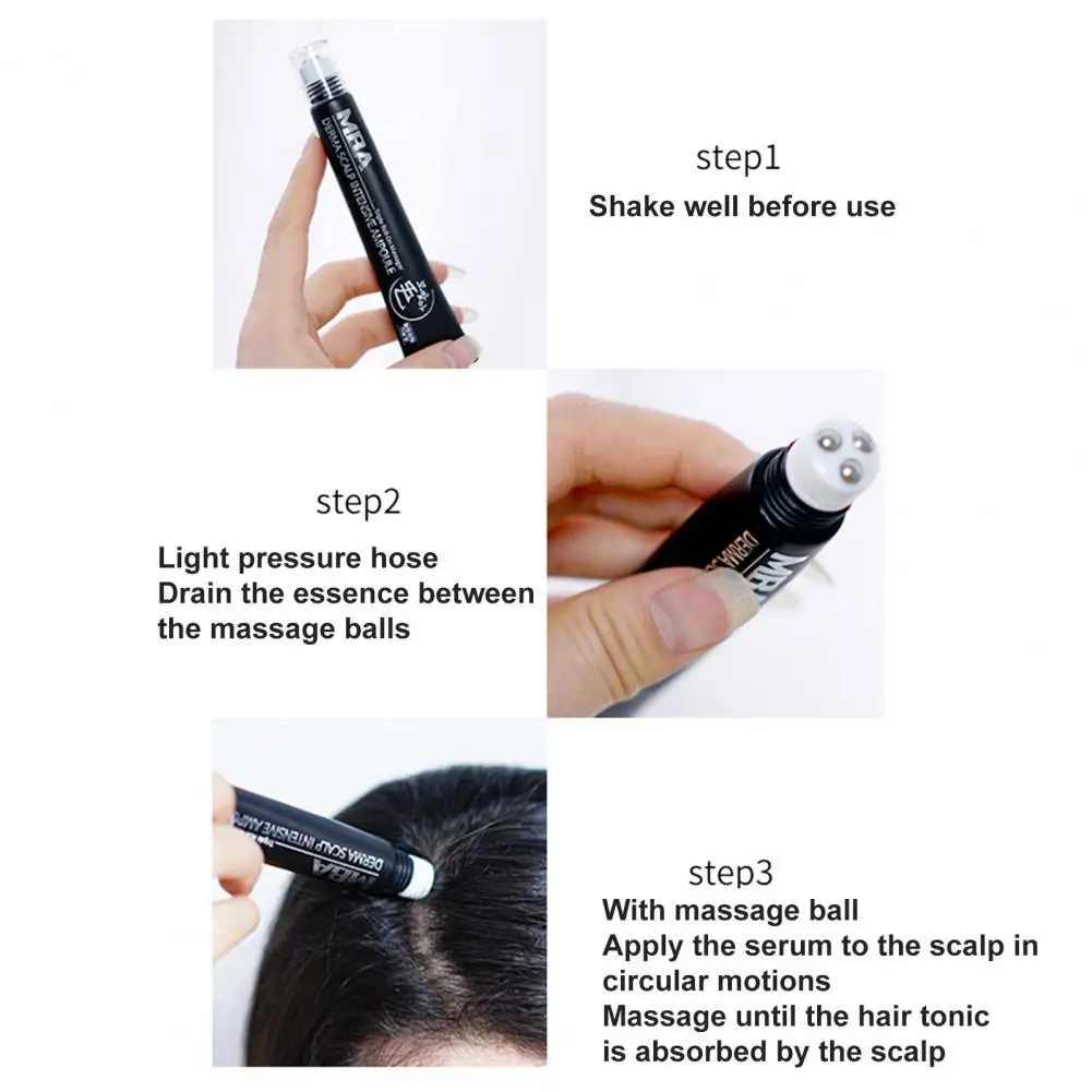 

20ml Hair Essence Liquid Practical Damage-free Convenient Scalp Care Massage Liquid for Men Hair Essence Hair Lotion