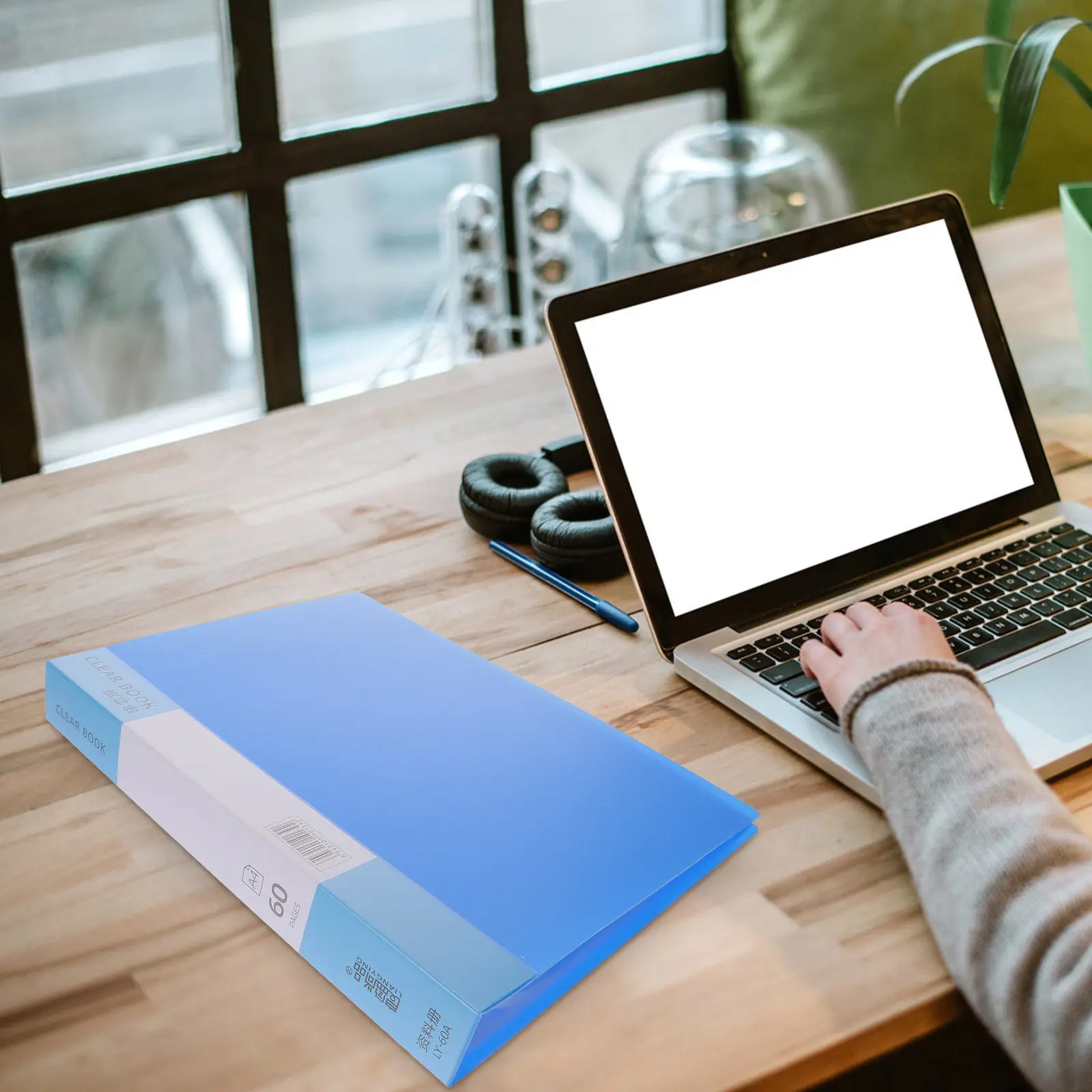 대용량 파일 폴더 프리미엄 소재 문서 정리함 사무실 학교용 내부 투명 보호 커버 파일 홀더