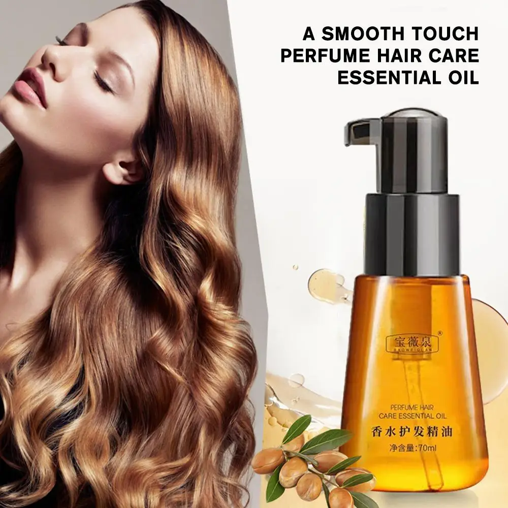 

Morocco Argan Oil Hair Serum Smoothing Soften Repair Anti-Dandruff Damaged Treatment Frizz Essential Hair Scalp Products Oi B3P7