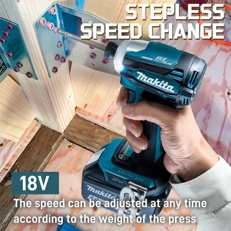 Makita DTD172 Impact Driver Drill 180Nm 18V Brushless Moter Cordless Electric ScrewDriver Power Tools For Makita 18V Battery 5