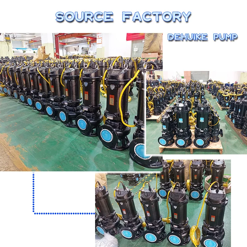 막힘 없는 380V 5kw 수중 전기식 오수 펌프 (오수 준설 및 대변 추출용)