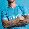 2024-25 Serie A Mens Napoli Third Kit Football Shirt Youth Child Sport Training Breathable Unisex Adult Kids Soccer Jersey 1