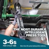Tool Kit with 1/2" To 2" Pro Press Jaws for Copper Viega, 2pcs 4AH Battery, Fast Charger & Carrying Case, Tool Bag 2