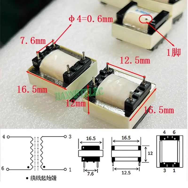 5PCS M-97060 M97060 DIP4 Audio Coupling Isolation Transformer Permalloy 600:600 Audio Network Isolator
