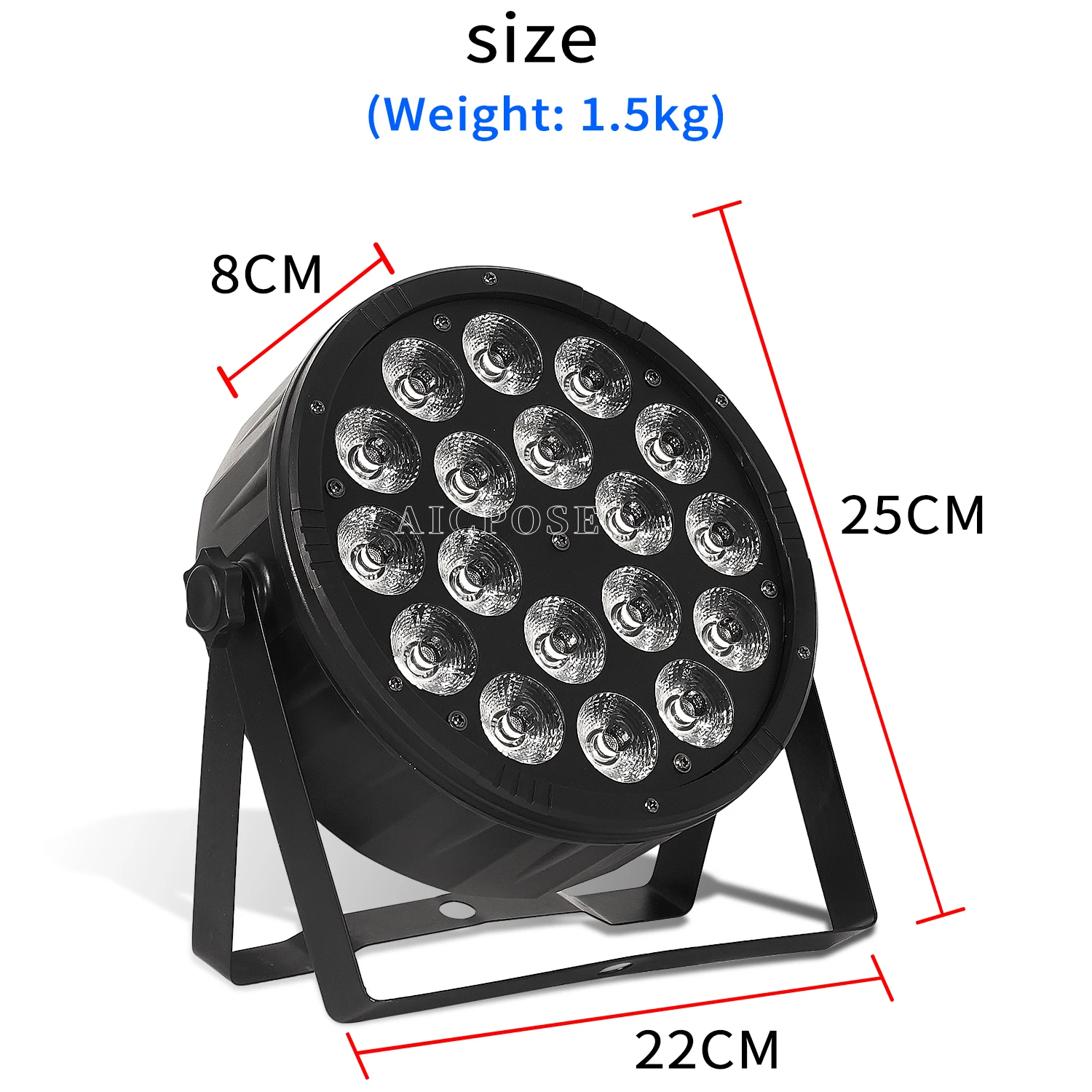 LED  Ʈ, RGBWA + UV 6IN1  , DMX512   Ʈ,   Ʈ,  DJ , 18x12 W, 4  1