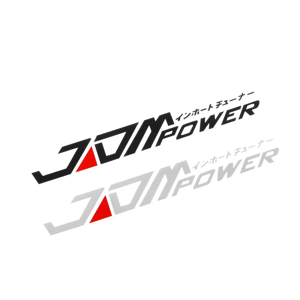 Waterproof JDM Car Sticker Bumper Decal Black/White