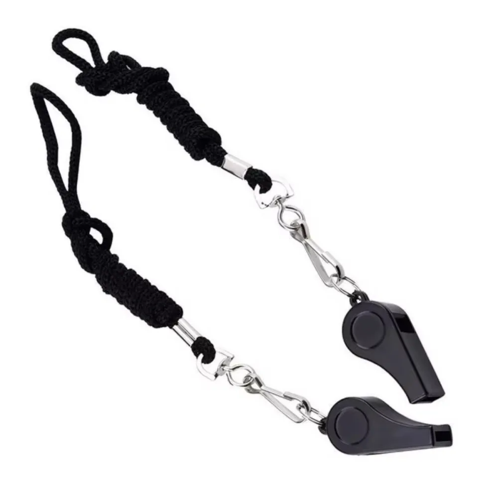 1/2Pcs Whistle Coach Professional Sports Football Basketball Referee Training Whistle Outdoor Survival with Lanyard Cheerleading 3