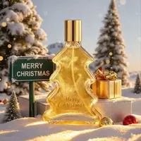 Christmas Gilded Perfume Gift Set Women Fruity Floral Eau De Toilette, Long-lasting Fragrance Unisex Christmas Tree Decor Gifts