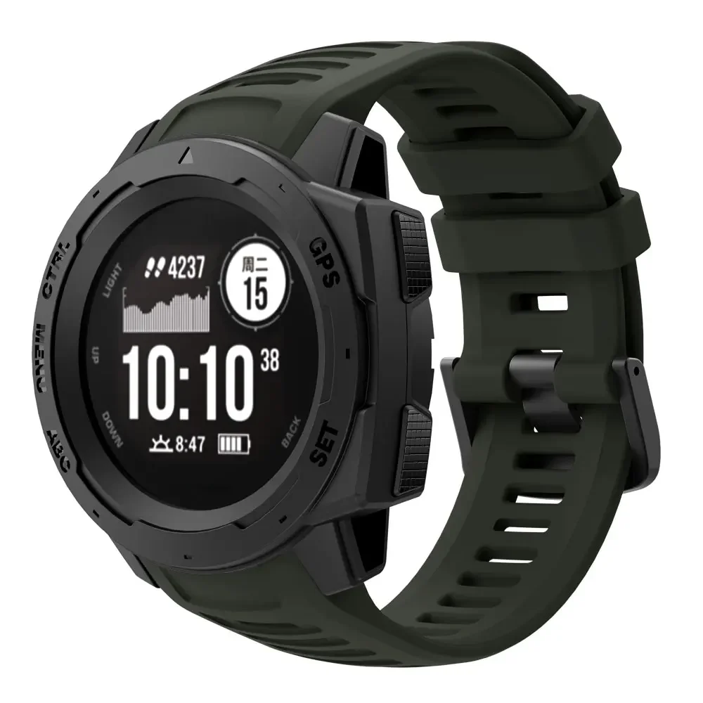 High-Quality Adjustable Silicone Sport Watch Strap Replacement Accessory
