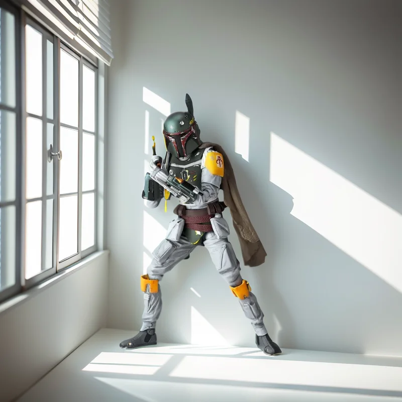 15Cm Star Wars Action Figures Bounty Hunter Yamaguchi Style Boba Fett Fiuges Mobile Doll Model Toy Ornaments