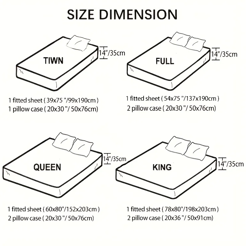 Games Print Fitted Sheet Set Soft Comfortable Breathable Bedding Set For Bedroom Guest Room (1* Fitted Sheet + 1/2*Pillowcases) 5