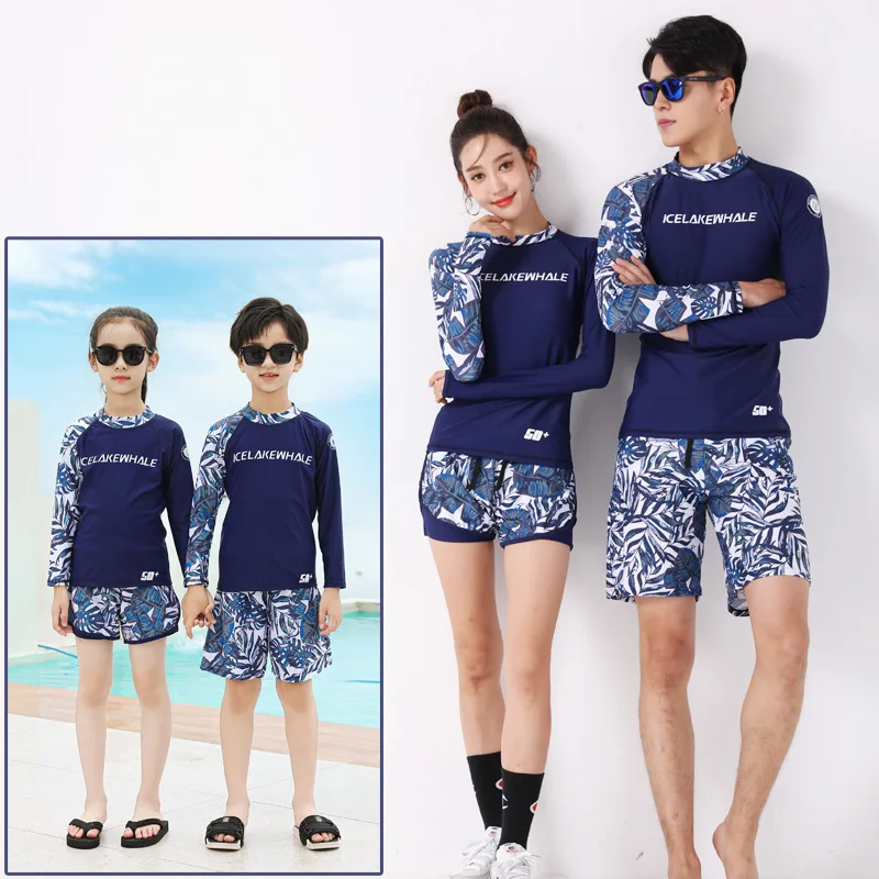 UV Sun Protection Shirts and Trunks Mens Outdoor Long Sleeve Rash Guard for Fishing Hiking Swimming Running Women's Adults Kids