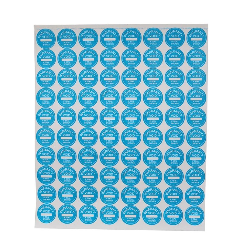 500pcs 10mm Diameter Round Universal Guaranteed VOID Sticker, Warranty Fragile Seal Label
